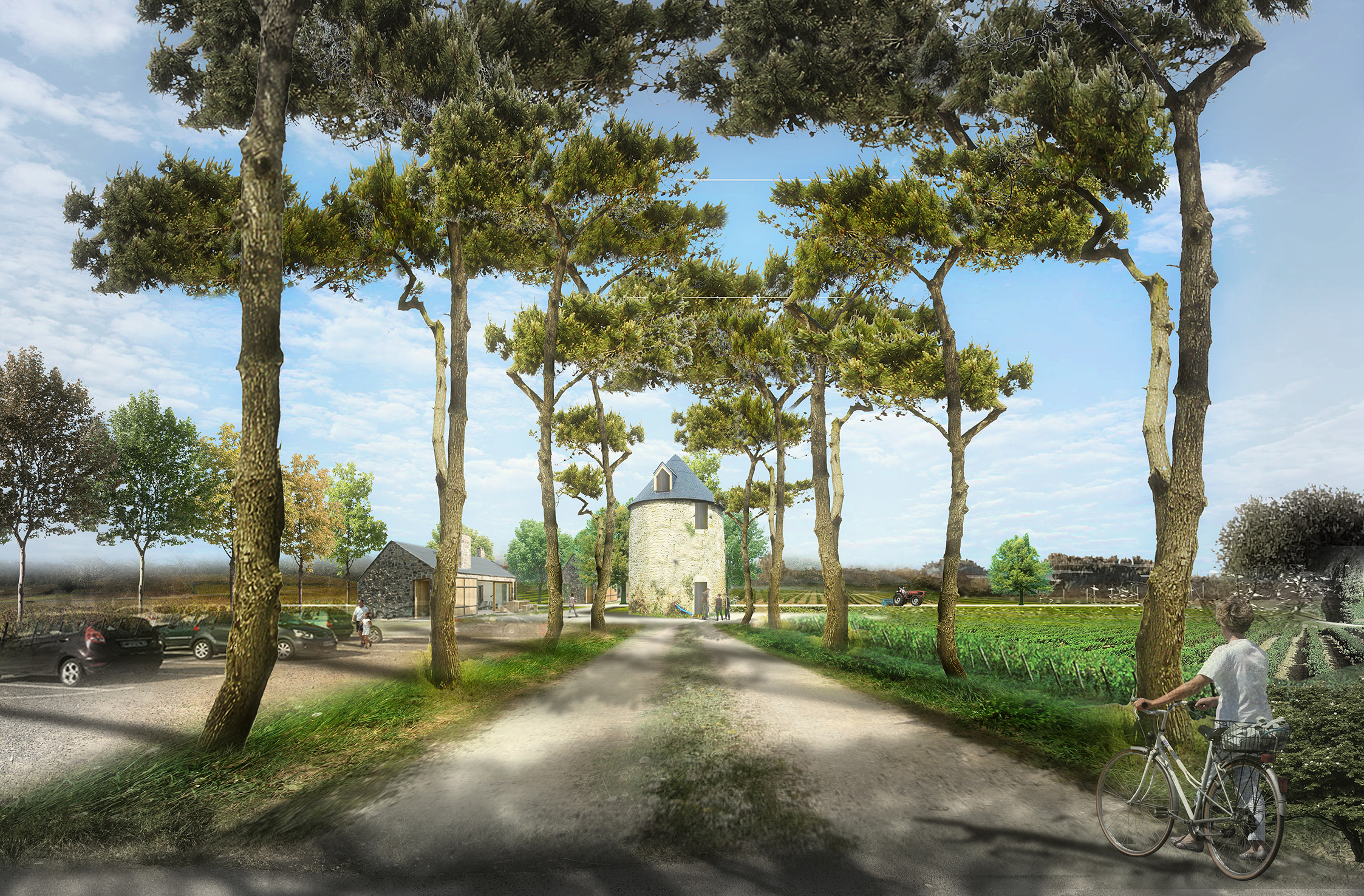 Jérôme JEGADO Architecte DPLG- Réhabilitation d'un moulin